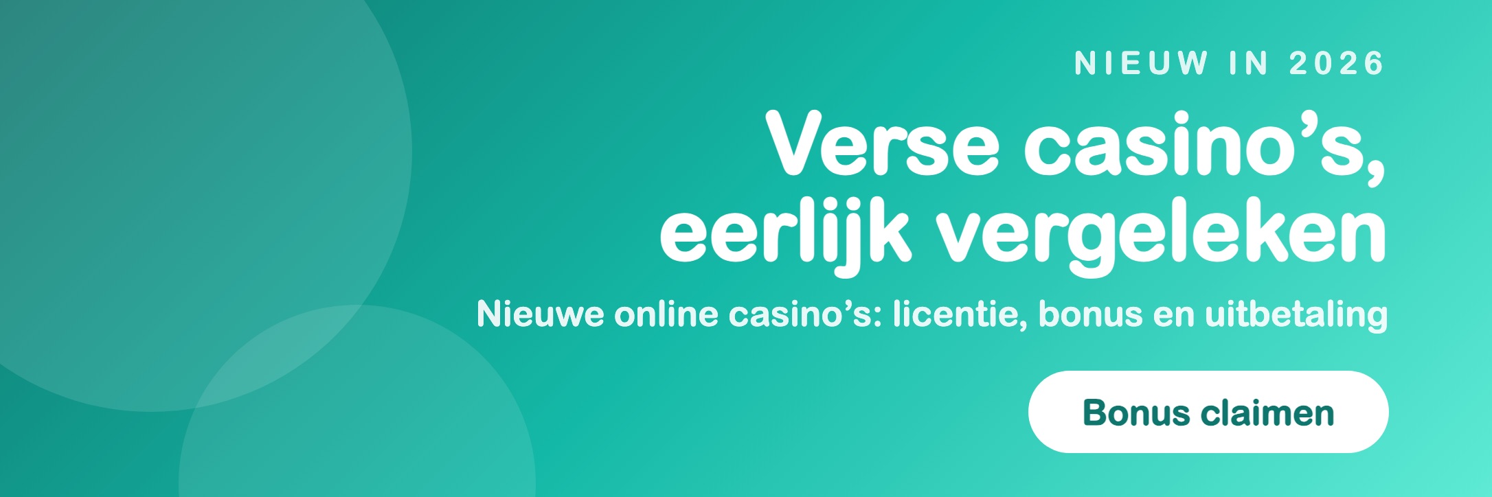 Nieuwe Online Casino’s 2026